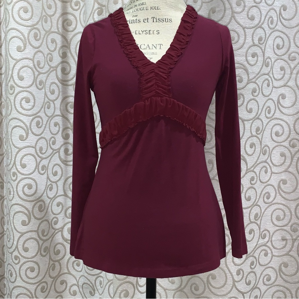 Ann Taylor LOFT MP vintage long sleeved top